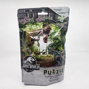 Jurassic World Puzzle On The Go 48 Piece Resealable Travel Bag
